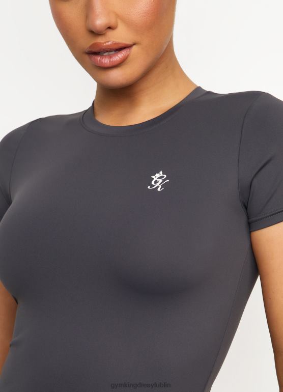 Gym King kobiety Koszulka 365 TBB0Z439 odzież grafit