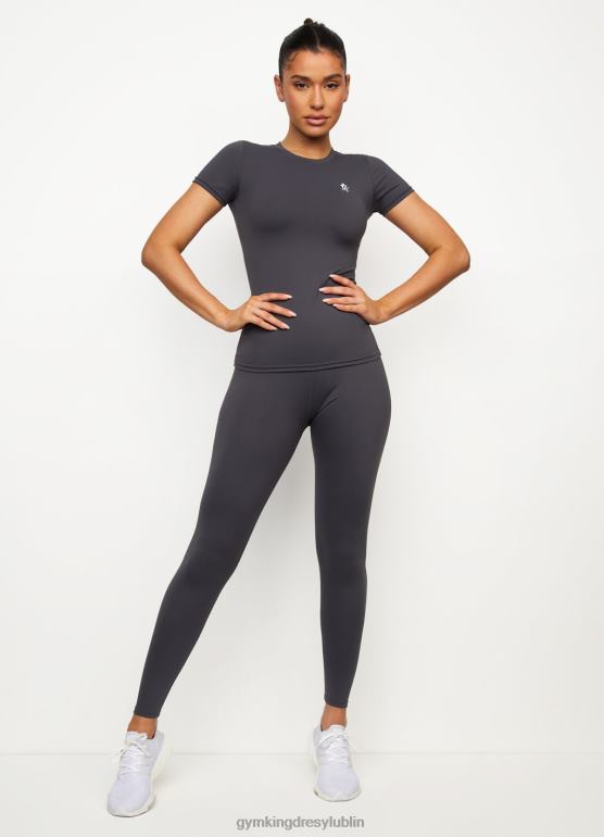 Gym King kobiety Koszulka 365 TBB0Z439 odzież grafit