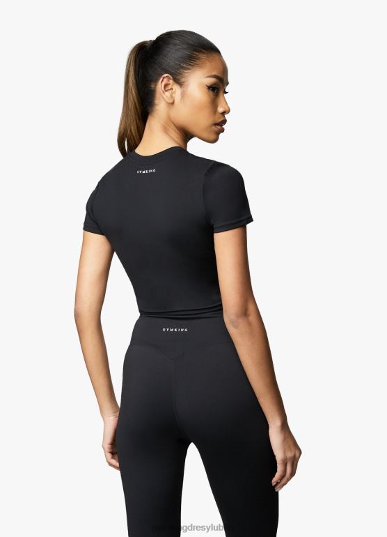 Gym King kobiety Koszulka 365 z krótkim rękawem TBB0Z429 odzież czarny