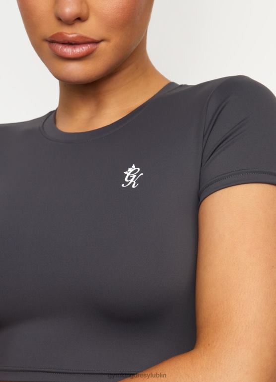 Gym King kobiety Koszulka 365 z krótkim rękawem TBB0Z440 odzież grafit