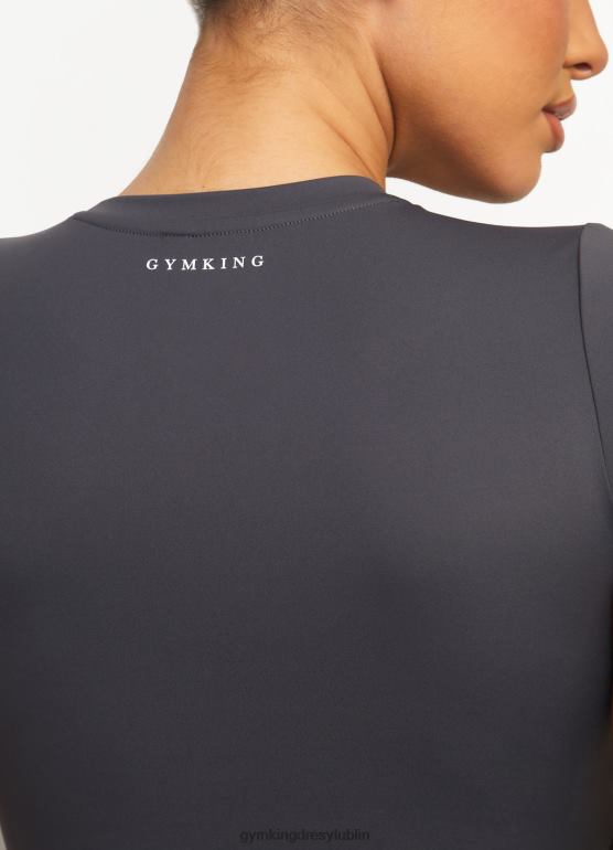 Gym King kobiety Koszulka 365 z krótkim rękawem TBB0Z440 odzież grafit
