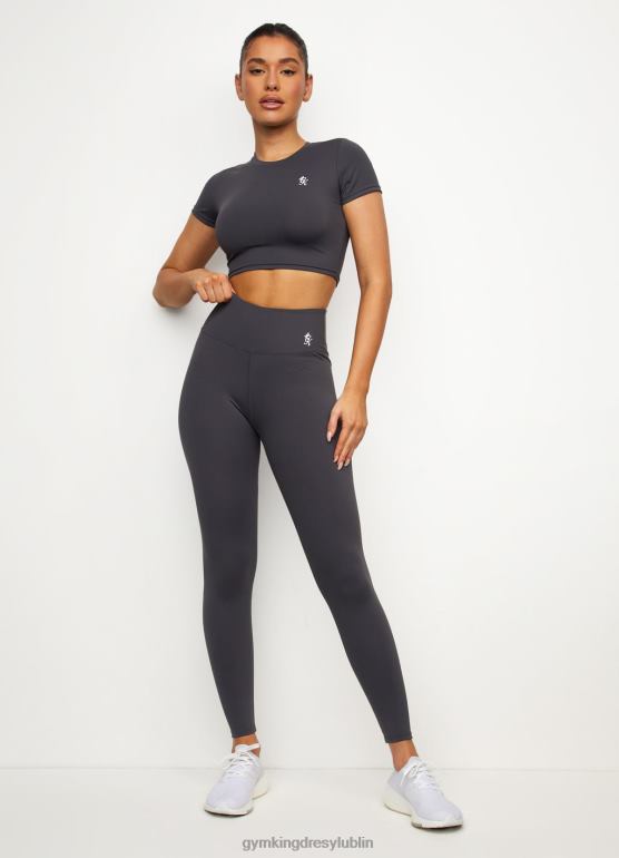 Gym King kobiety Koszulka 365 z krótkim rękawem TBB0Z440 odzież grafit