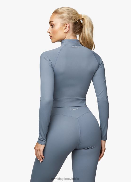 Gym King kobiety sport 365 ls zamek 1/4 TBB0Z452 odzież dżinsowa