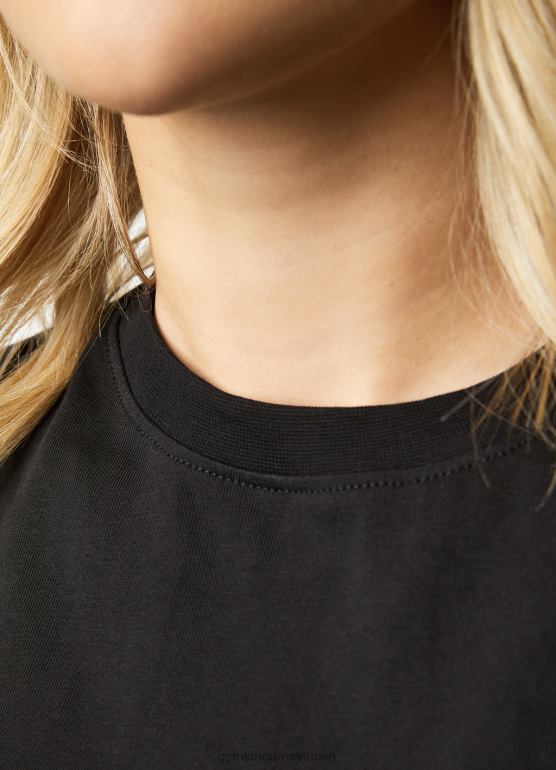 Gym King kobiety ustalona koszulka chłopaka TBB0Z417 odzież czarny