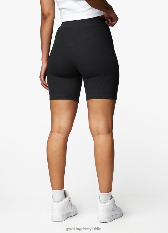 Gym King kobiety Krótki cykl cienia z wypukłym szwem TBB0Z376 odzież ciemna cyna