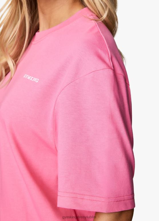 Gym King kobiety Oversize'owa koszulka BF Malibu TBB0Z348 odzież rajski róż