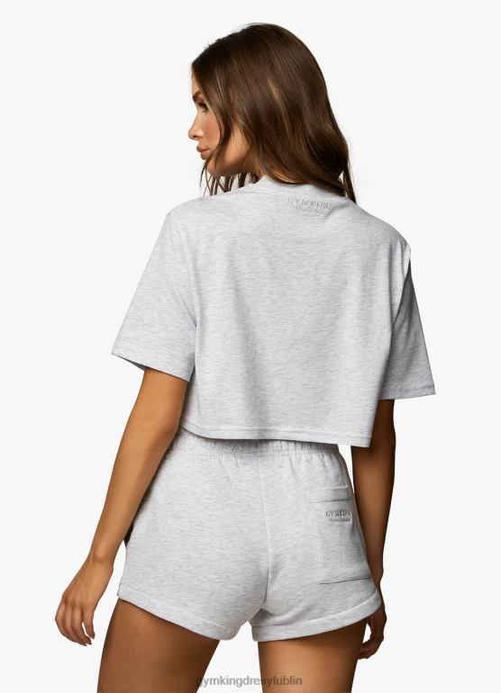 Gym King kobiety Urocza koszulka uniwersytecka TBB0Z377 odzież margiel śnieżny