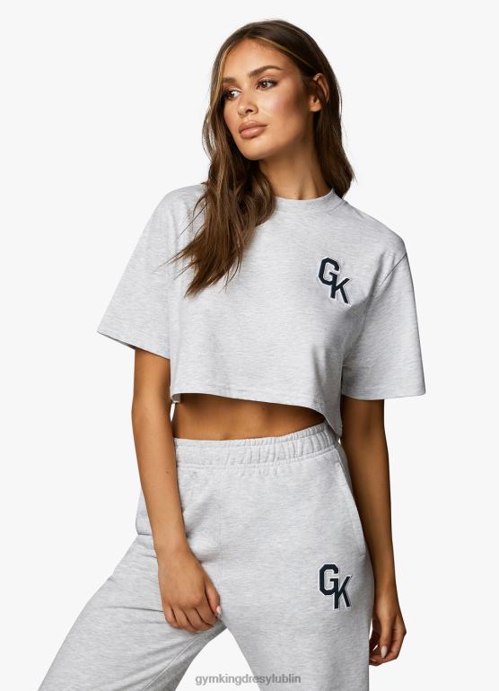 Gym King kobiety Urocza koszulka uniwersytecka TBB0Z377 odzież margiel śnieżny