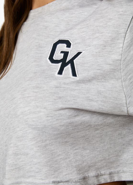 Gym King kobiety Urocza koszulka uniwersytecka TBB0Z377 odzież margiel śnieżny