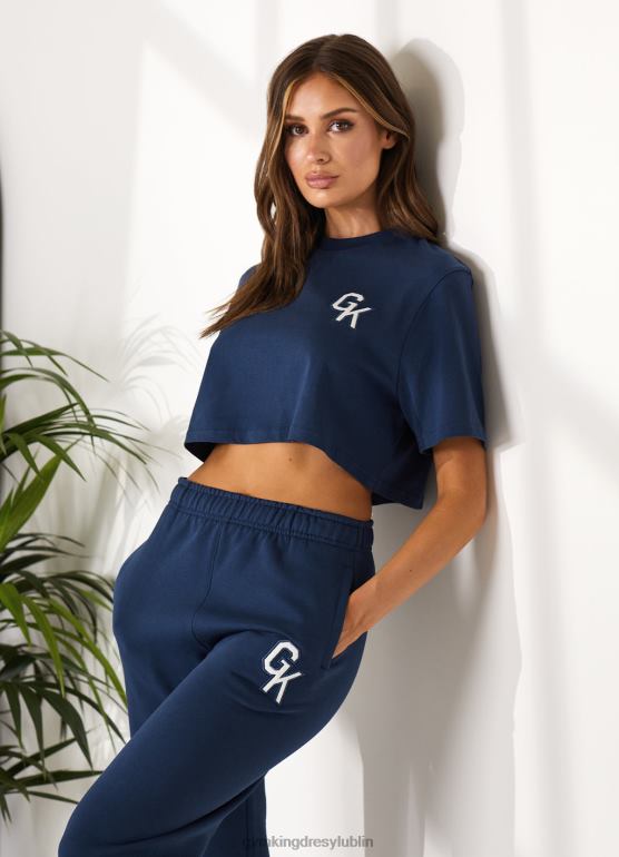 Gym King kobiety Urocza koszulka uniwersytecka TBB0Z385 odzież niebieski oxford