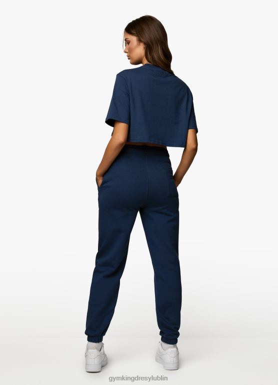 Gym King kobiety Urocza koszulka uniwersytecka TBB0Z385 odzież niebieski oxford