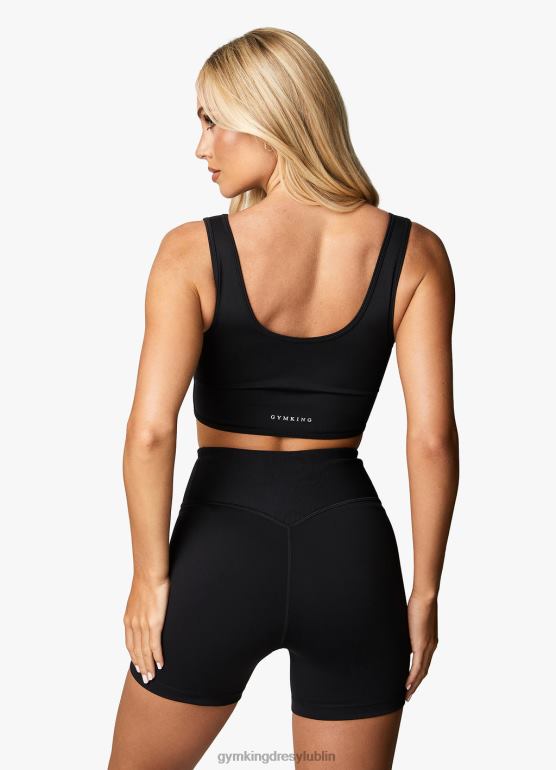 Gym King kobiety Wyprofilowany zbiornik malibu TBB0Z350 odzież czarny