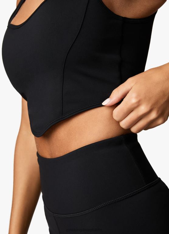 Gym King kobiety Wyprofilowany zbiornik malibu TBB0Z350 odzież czarny
