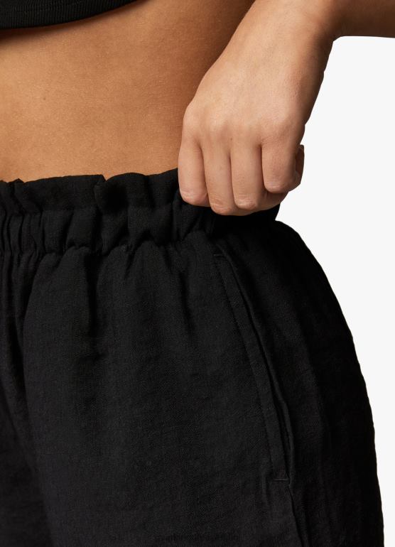 Gym King kobiety charakterystyczny krótki tkany TBB0Z392 odzież czarny