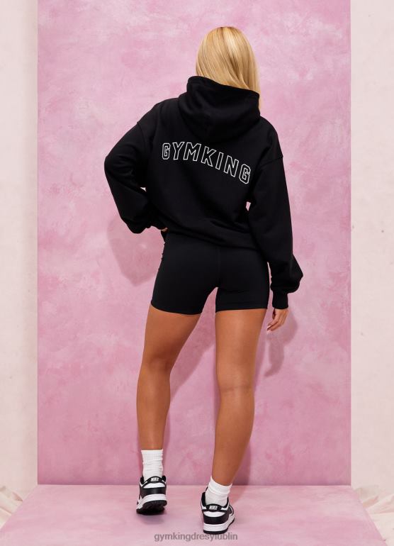 Gym King kobiety duży kaptur Malibu TBB0Z352 odzież czarny