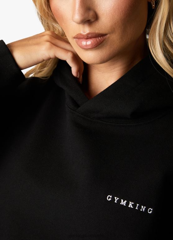 Gym King kobiety duży kaptur Malibu TBB0Z352 odzież czarny