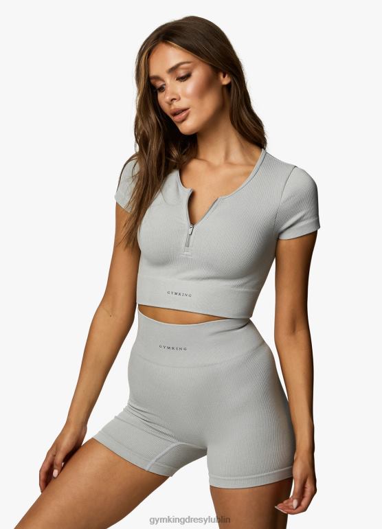 Gym King kobiety formacja żebra 2.0 4'' krótka TBB0Z372 odzież margiel śnieżny