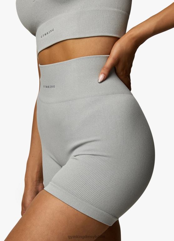 Gym King kobiety formacja żebra 2.0 4'' krótka TBB0Z372 odzież margiel śnieżny