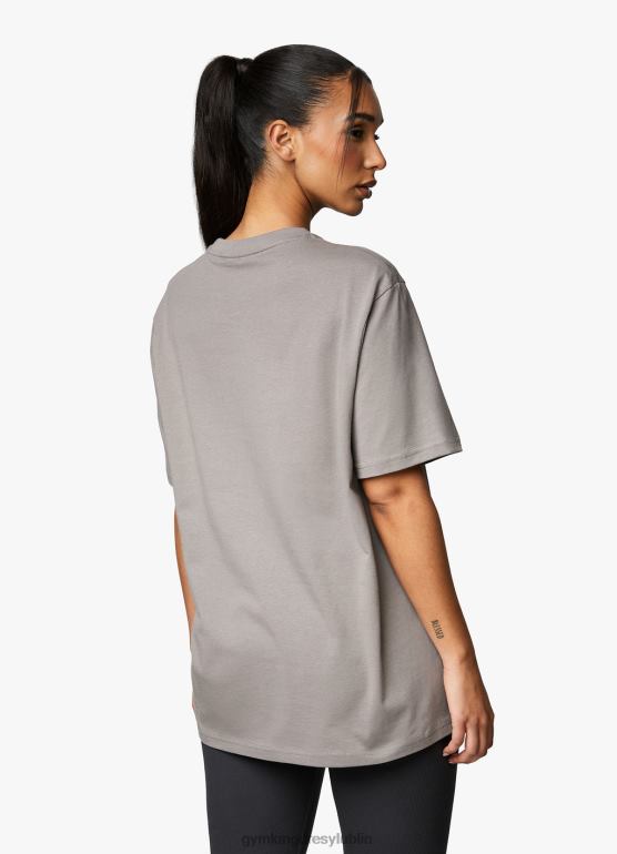 Gym King kobiety koszulka Shadow BF TBB0Z375 odzież kolor ciemnoszary