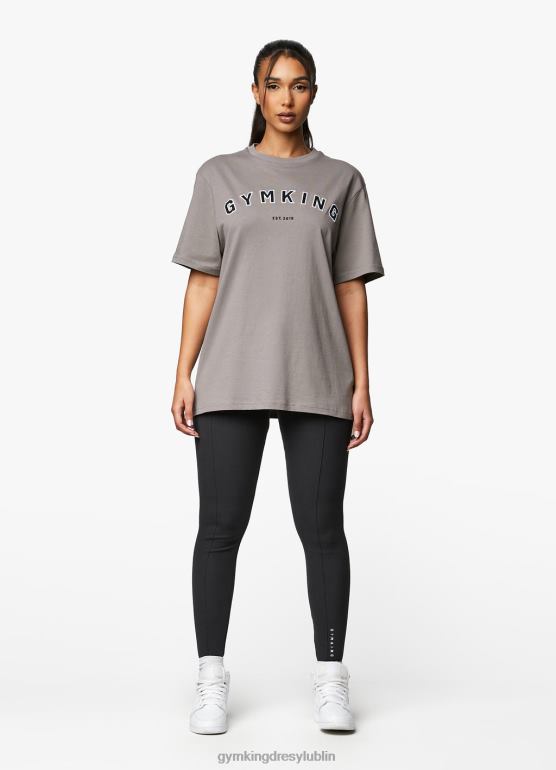 Gym King kobiety koszulka Shadow BF TBB0Z375 odzież kolor ciemnoszary