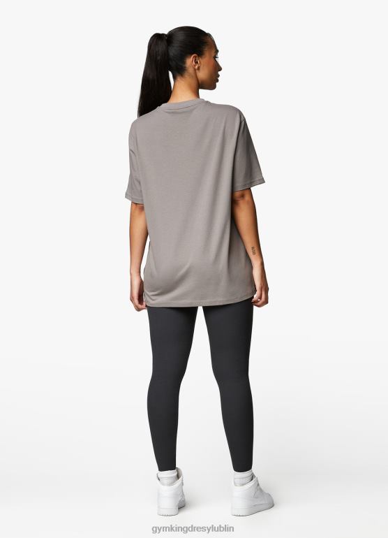 Gym King kobiety koszulka Shadow BF TBB0Z375 odzież kolor ciemnoszary