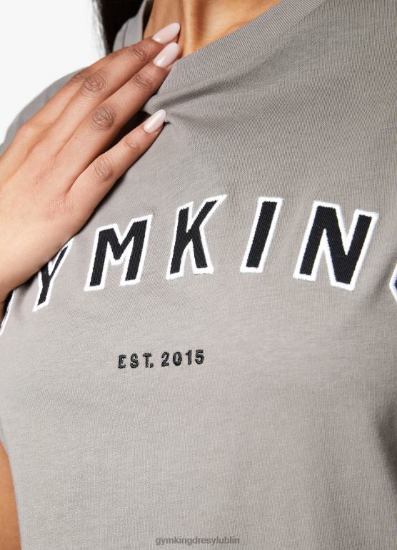 Gym King kobiety koszulka Shadow BF TBB0Z375 odzież kolor ciemnoszary