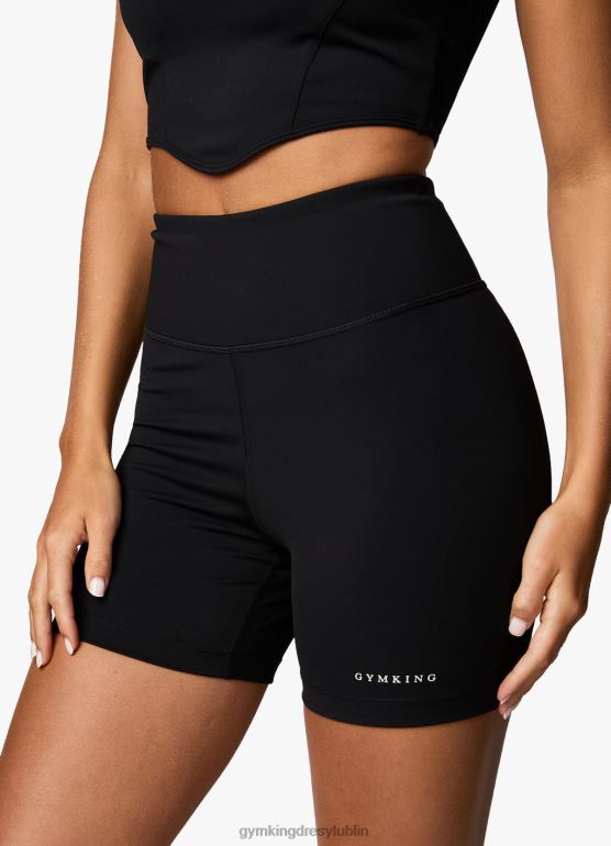 Gym King kobiety malibu krótkie spodenki rowerowe 5'' TBB0Z351 odzież czarny
