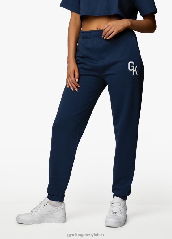Gym King kobiety uniwersytecki jogger TBB0Z382 odzież niebieski oxford