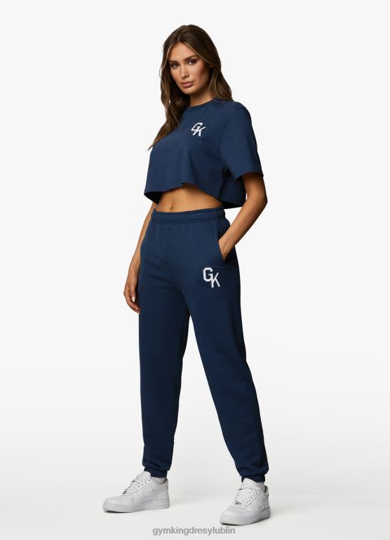 Gym King kobiety uniwersytecki jogger TBB0Z382 odzież niebieski oxford