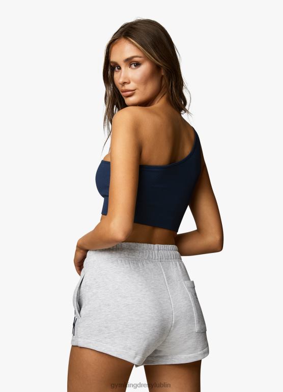 Gym King kobiety uniwersyteckie krótkie TBB0Z374 odzież margiel śnieżny