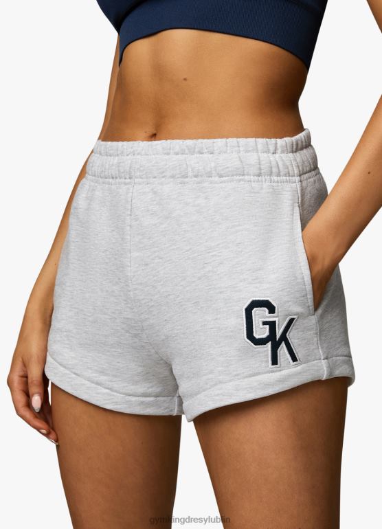 Gym King kobiety uniwersyteckie krótkie TBB0Z374 odzież margiel śnieżny