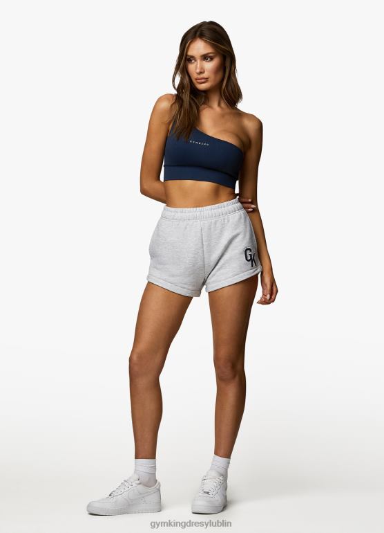 Gym King kobiety uniwersyteckie krótkie TBB0Z374 odzież margiel śnieżny