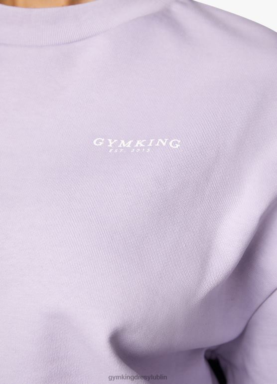 Gym King kobiety ustalona załoga TBB0Z366 odzież liliowy