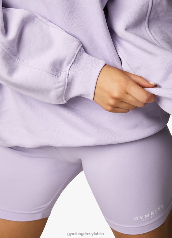 Gym King kobiety ustalona załoga TBB0Z366 odzież liliowy