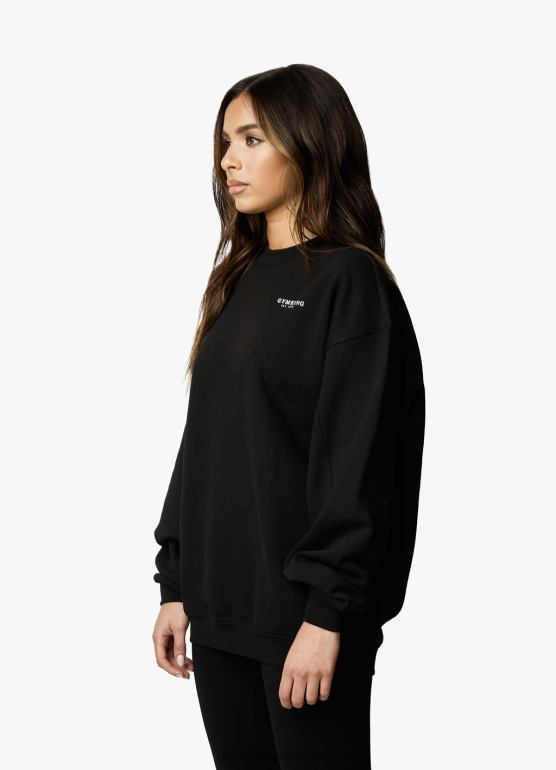 Gym King kobiety ustalona załoga TBB0Z367 odzież czarny biały