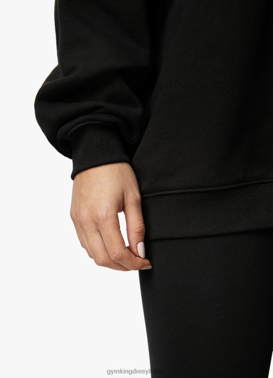 Gym King kobiety ustalona załoga TBB0Z367 odzież czarny biały