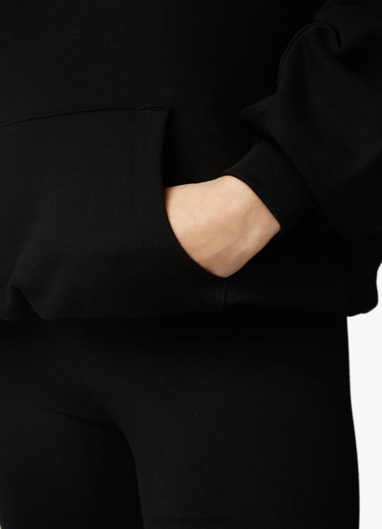 Gym King kobiety ustalony kaptur o swobodnym kroju TBB0Z357 odzież czarny biały