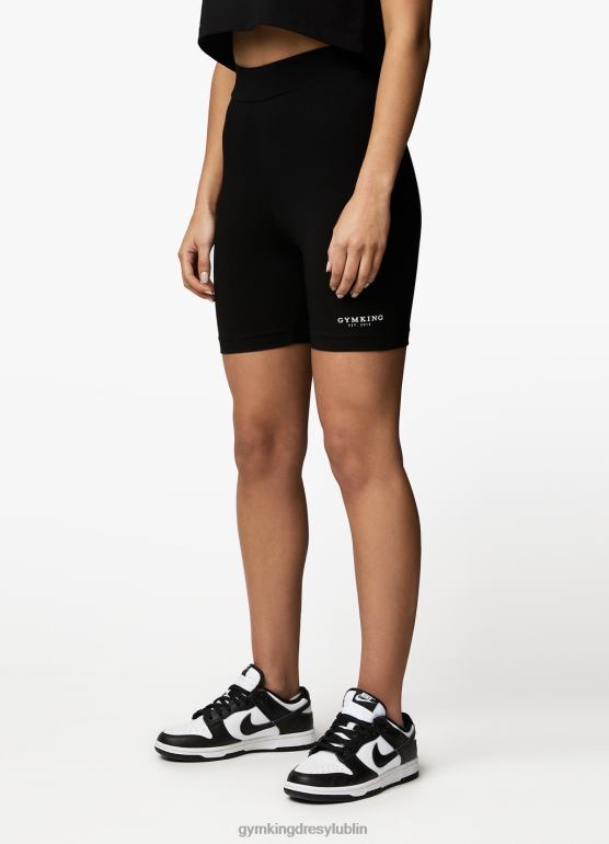 Gym King kobiety ustalony krótki cykl TBB0Z356 odzież czarny biały