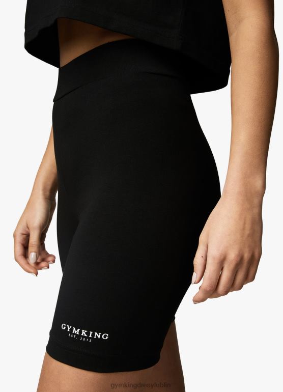 Gym King kobiety ustalony krótki cykl TBB0Z356 odzież czarny biały