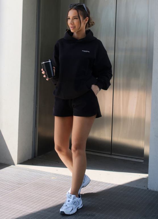 Gym King kobiety uznana koszulka krótka TBB0Z358 odzież czarny biały