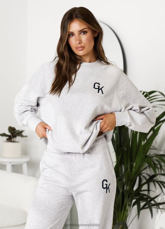 Gym King kobiety zbyt duża załoga uniwersytecka TBB0Z378 odzież margiel śnieżny
