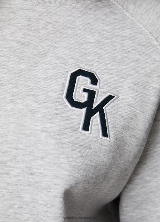 Gym King kobiety zbyt duża załoga uniwersytecka TBB0Z378 odzież margiel śnieżny