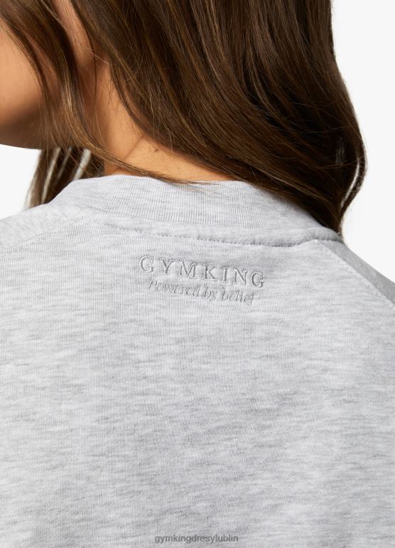 Gym King kobiety zbyt duża załoga uniwersytecka TBB0Z378 odzież margiel śnieżny