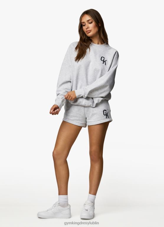 Gym King kobiety zbyt duża załoga uniwersytecka TBB0Z378 odzież margiel śnieżny