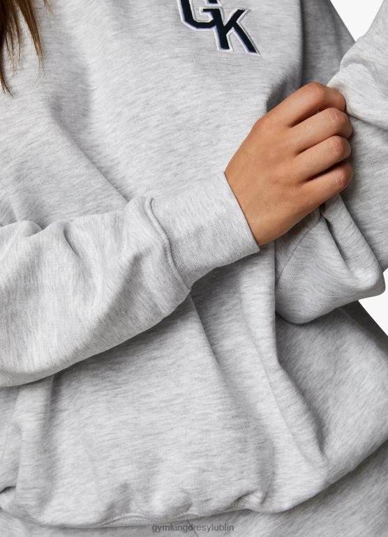 Gym King kobiety zbyt duża załoga uniwersytecka TBB0Z378 odzież margiel śnieżny