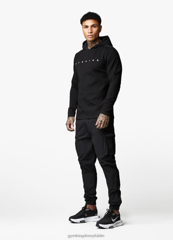 Gym King mężczyźni kaptur buntu TBB0Z211 odzież czarny