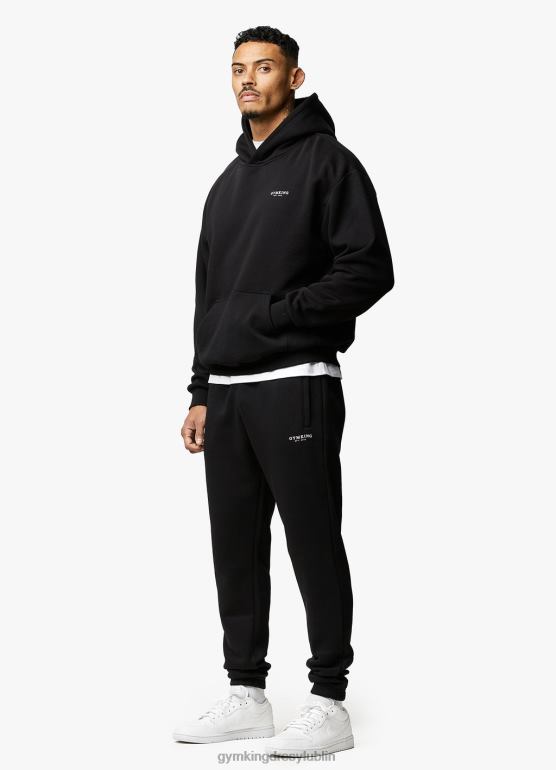 Gym King mężczyźni założony kaptur TBB0Z220 odzież czarny