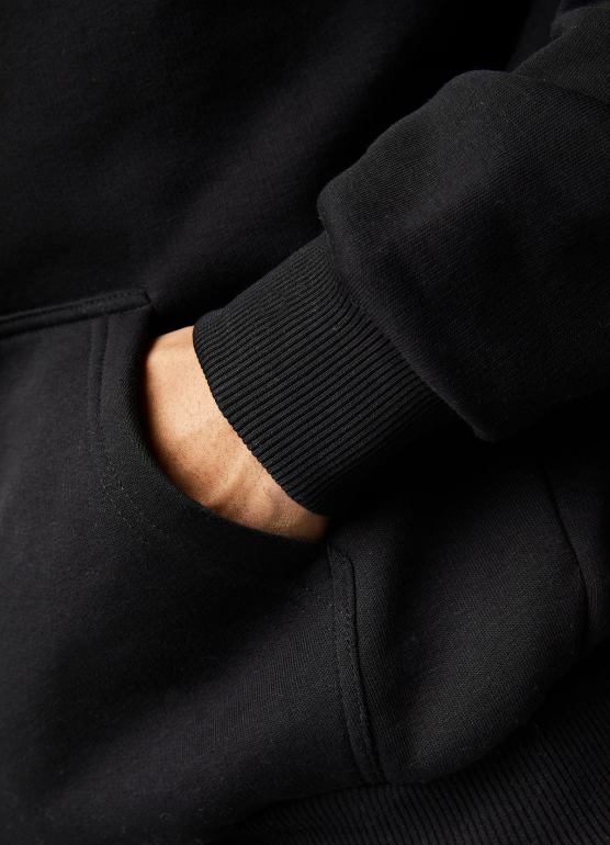 Gym King mężczyźni założony kaptur TBB0Z220 odzież czarny