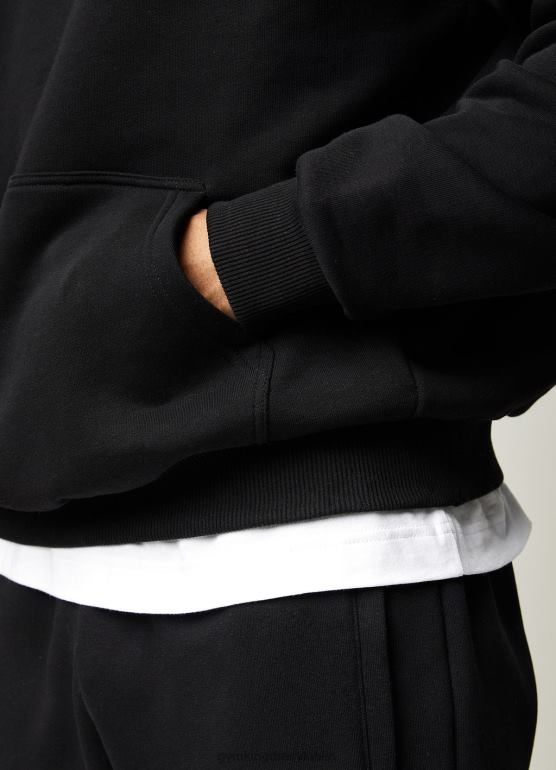 Gym King mężczyźni założony kaptur TBB0Z220 odzież czarny