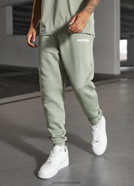 Gym King mężczyźni Jogger z logo pudełka TBB0Z294 odzież miękkie khaki
